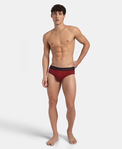 Image of Jockey US14 Men Super Combed Cotton Solid Brief with Ultrasoft Waistband (Colors & Prints May Vary)