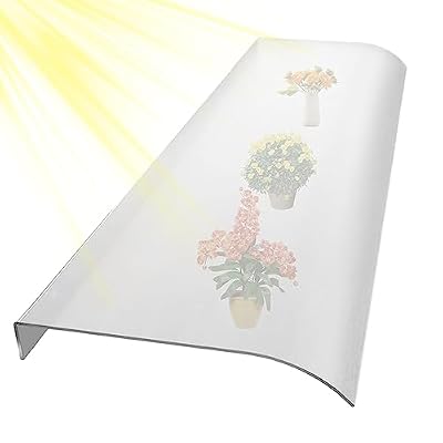 Door Canopy Shelter Cover, Rain Door Shelter Cover, Front Door Canopy, Window Awnings and Canopies, Transparent Canopy Patio Awning for Sun Uv Snow Rain