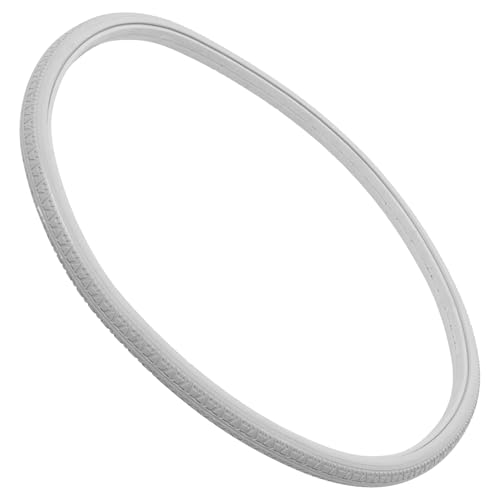 Ciieeo Neumático Sólido de Poliuretano PU 24 Pulgadas para Silla de Ruedas Rueda Elástica Gris 24X1 3/8 Repuesto Resistente sin Necesidad de Inflado Compatible para Uso Diario