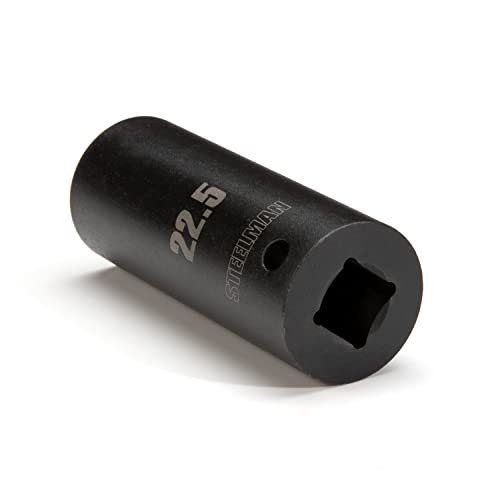 Image of Steelman 61022 22.5mm x 1 /2-Inch Drive Thin Wall Deep Impact 6-Point Socket