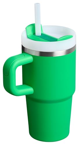 Image of STANLEY Quencher H2.0 Tumbler with Handle and Straw 20 oz | Flowstate 3-Position Lid | Cup Holder Compatible for Travel | Insulated Stainless Steel Cup | BPA-Free | Meadow