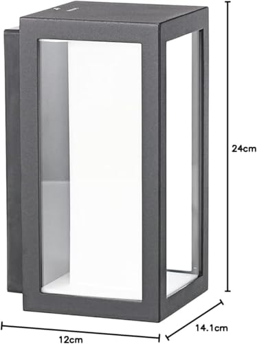 Philips Hue White & Color Ambiance Applique murale extérieur IMPRESS, Kit de base jusqu'à 16 m de couleurs, Noir, Luminaire Philips compatible Alexa, Google Assistant et Apple Homekit