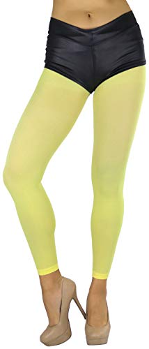 Image of ToBeInStyle Women's Opaque Ankle Long Nylon Footless Fun Tights Pantyhose