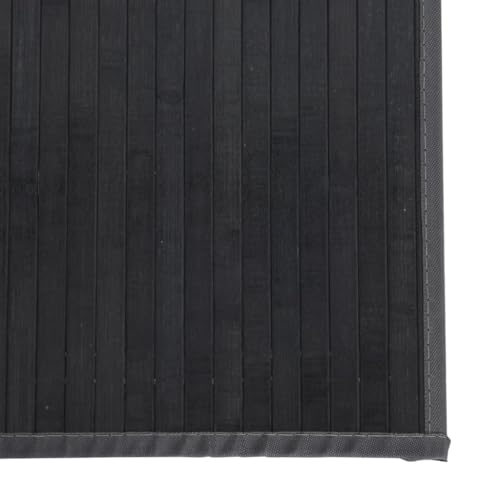 Tapis en bambou robuste de qualité supérieure gris 60x1000 cm - 8
