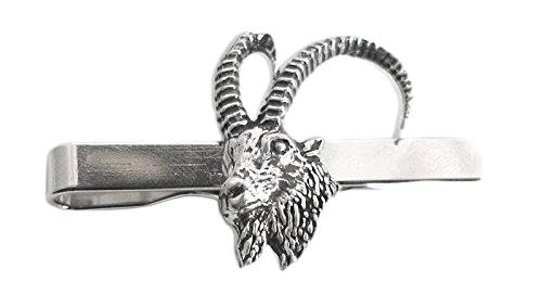 Pinza de corbata Ibex con estuche premium y acabado metálico sofisticado