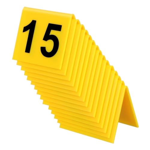 Numéros de Table en Acrylique Robustes pour Éviter les Erreurs de Service en Salle