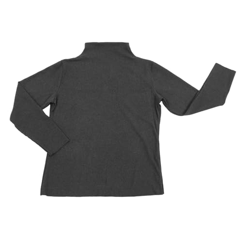 PRETYZOOM Women Sleeve Thermal Base Shirt Warm Comfortable Stylish Top for Ladies Elegant Design Excellent Warmth Retention Versatile Knit for Everyday Wear Smoky Grey