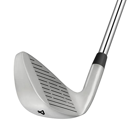 Mazel Wm-X1 Individual Golf Iron 1,2,3,4,5,6,7,8,9,Pitching Wedge,Sand Wedge Or Irons Set With Steel Shafts For Right Handed Golfers (Right Handed, Rh,4 Iron Single,Blue) #TOP1