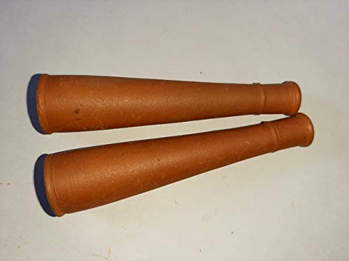 Turtuls Group Deshi Handmade Clay chilam for Smoking (Set of-2)
