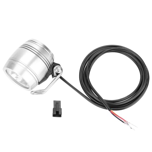 Lumière avant de vélo 24V-48V, le combo éclairage et avertisseur contre le manque de visibilité.
