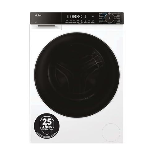 Haier X 7 HWD80BP14357TUIB Lavadora Secadora, Capacidad 8KG + 5KG, Motor Inverter, Wifi, Tecnología Antibacterias, Refresh, Inicio diferido, Detector Kg, 60cm ancho, 1400 RPM, 16 programas, Blanco