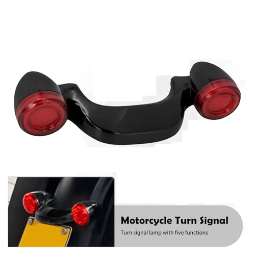 Clignotant arrière de moto rouge pour Harley Touring Road Street Glide 2010-2021