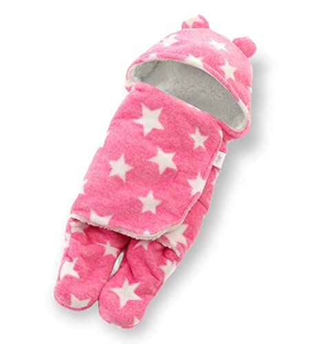 Image of BRANDONN Baby Blanket Newborn Gift Pack of Swaddle Wrapper, 0-9 Months, Length 68 cm x Width 68 cm