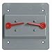 Thomas & Betts E9G2SSN Polycarbonate 2-Gang Weatherproof Non-Metallic Box Cover 4.84 Inch x 4.84 Inch x 1.84 Inch Carlon