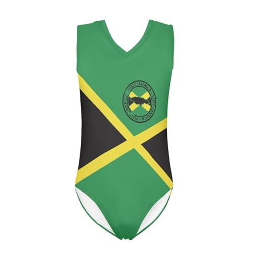 Image of Girls Fashion Print One Piece Swimsuit Bathing Suit Gymnastic Leotard for Kids, 5-14 Years
