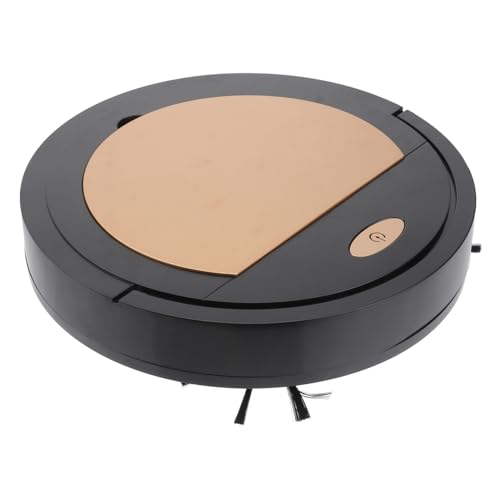 TOPBATHY 1 Pieza Robot Aspirador Fregasuelos Automático Limpiador USB con Batería de Gran Capacidad para Residuos Negro Limpieza de Esquinas y Superficies Amplias