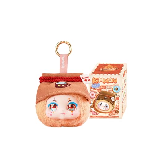 Image of CALEMBOU Plush Blind Box, Kawaii Kimmon High Tea Series Stuffed Blind Box Keychain, Kawaii Mystery Vinyl Plush Toys Collectible for Birthday Gift