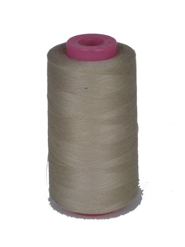 LA Linen 100% Polyester Cone Serger Thread, Taupe AX672
