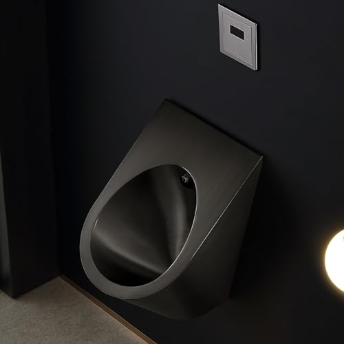 OTQEFTN Bar Urinals, Stainless Steel Urinals, Intelligent Induction Design, Urinals for Men Spill Proof, Garage Urinal, Urinals for Men Bathroom, Outdoor Toilet
