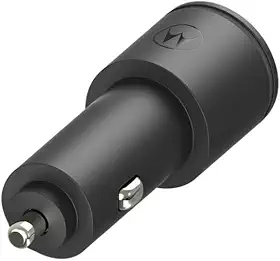 Motorola, Carregador Veicular Turbo Power™ 45W, Porta USB-A e USB-C, Cabo USB-C