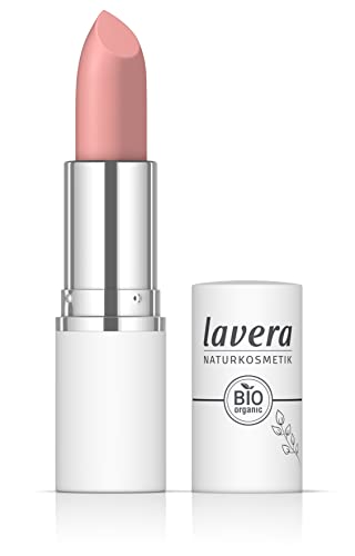lavera Comfort Matt Lipstick -Primrose 06 - Intensive Farbe - Mattes Finish - Angenehmes Tragegefühl - Bis zu 6 Stunden Halt - vegan Naturkosmetik (1x 18,2 g)
