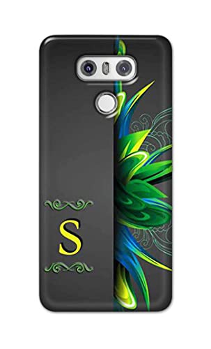 Image of Name II Initial II Letter Alphabet S Hard Back Case Cover for LG G6, LG G6+, H870, H871, H872, H873, H870K, LS993, US997, VS988 Back Cover -(J5) VNS2222