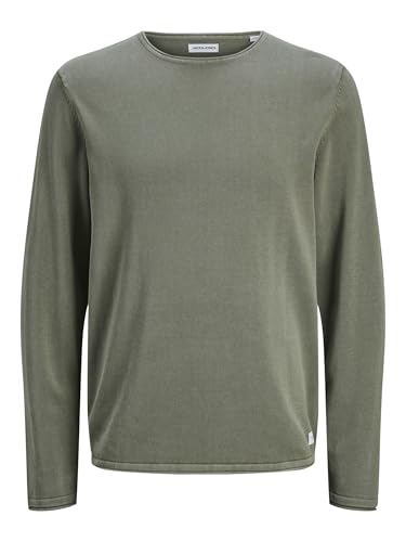 JACK & JONES Male Strickpullover Einfarbig Strickpullover