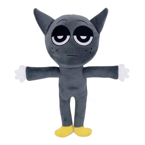 Image of Grey Standing Sprunki Plush Toys