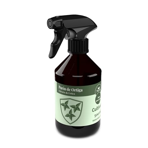 CULTIVERS Purín de Ortiga Ecológico de 500 ml. Acción Insecticida, Fungicida, Acaricida Natural para plantas de interior y exterior. Control de Plagas y Hongos. Producto Listo Uso