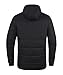JAKO Herren Coachjacke Team mit Kapuze, Schwarz, L