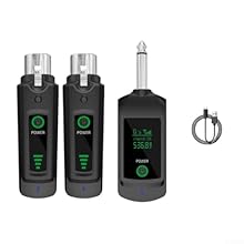 [EXTENSIVE WIRELESS RANGE] Move freely with an exceptional wireless range of up to 80m (262ft), eliminating the worry of signal drop during performances or presentations. [BUILT-IN RECHARGEABLE BATTERIES] Each unit features a rechargeable lithium bat...