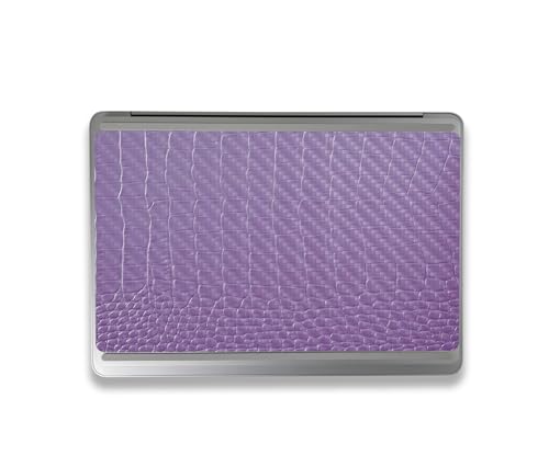 Image of MightySkins Carbon Fiber Skin Compatible with Microsoft Surface Laptop Studio 2 (2023) Full Wrap Kit - Purple Gator Skin | Protective, Durable Textured Carbon Fiber Finish | Made in The USA