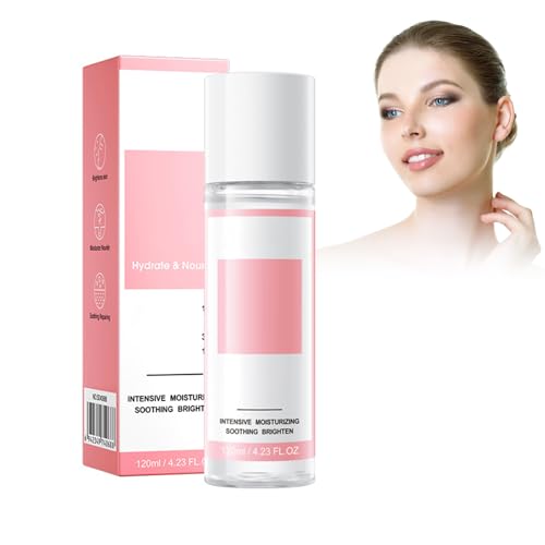 Hppsctink Tónico facial 120 ml, Tónico facial 4 en 1, Tónico facial antiarrugas, reduce la pigmentación, hidrata y nutre la piel,serum
