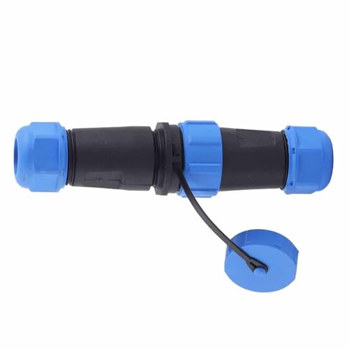Conector de Aviación Plástico HUIOP IP68 2 pines miniatura 4