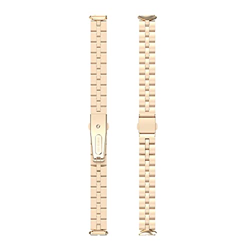 Correa metálica acero para reloj Fitbit Luxe miniatura 5