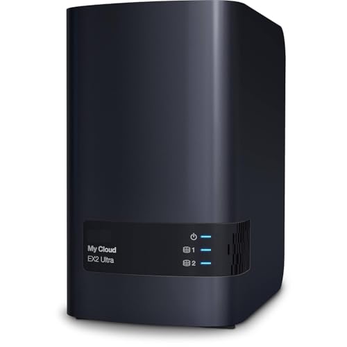 Image of Xtra Lyf My Cloud EX2 Ultra NAS 2-Bay Diskless Network Attached Storage 3.0 USB (Black)