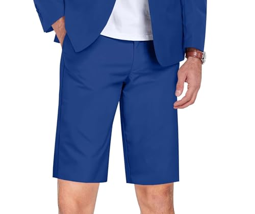Shorts Suits for Men 2 Piece Slim Fit Two Buttons Tuxedo for Men Prom Party Summer Beach Wedding3