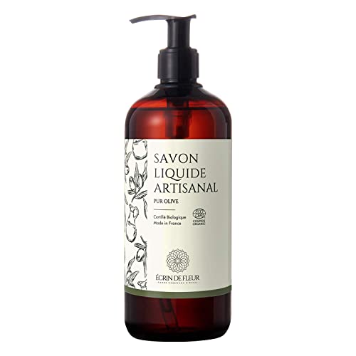Écrin De Fleur - Savon Liquide olive Pur Certifié Bio, Mains et Corps 1x500ml Cover