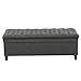 Christopher Knight Home Juliana Fabric Storage Ottoman, Gray