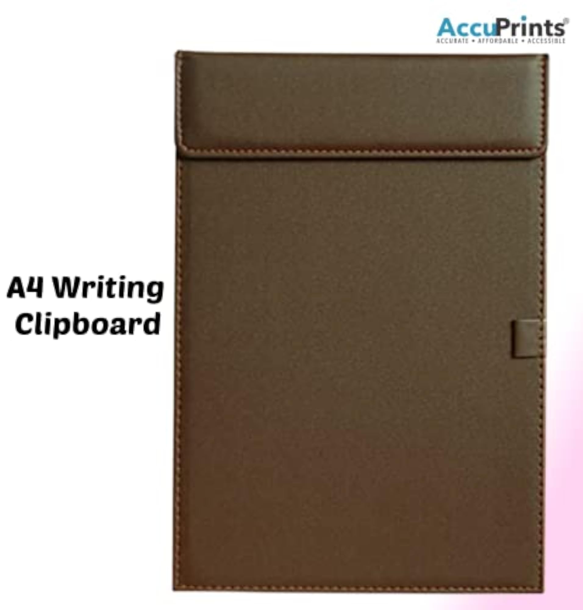 Soft Leather Clipboard Document Holder with Magnetic Pad