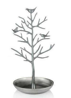 Farigrut ジュエリー収納ツリー,、 ジュエリーホルダー 玄関小物収納 ピアスネックレス ブレスレット指輪 ディスプレイスタンドラック クリエイティブオーガナイザー ホワイト アクセサリースタンド ジュエリー 大容量 ジュエリーディスプレイスタンド