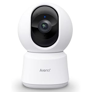 ARENTI 5ghz WiFi Security Camera Indoor, 4MP Plug-in Pet Dog Camera with Phone App, Baby Home Cam 2.4G/5G Dual-Band, AI Motion Detection, Auto Tracking, 2-Way Talk, Night Vision, Works with Alexa