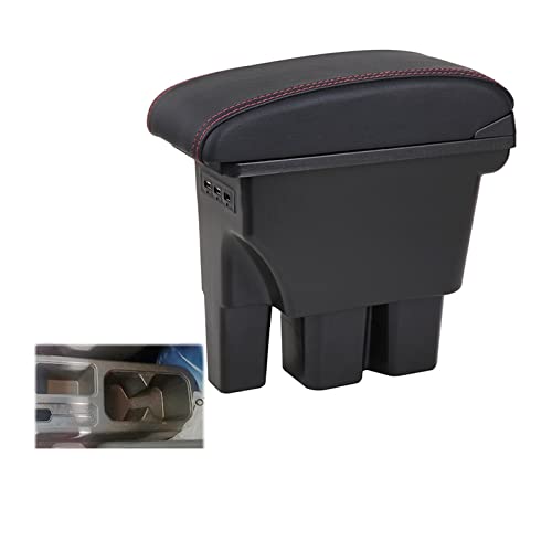 XYL Wj[ JB64 VG JB74W 2019 2020 A[Xg{bNX ԗpA[Xg[{bNX J[ANZT[ w 3USB(Red Armrest box)