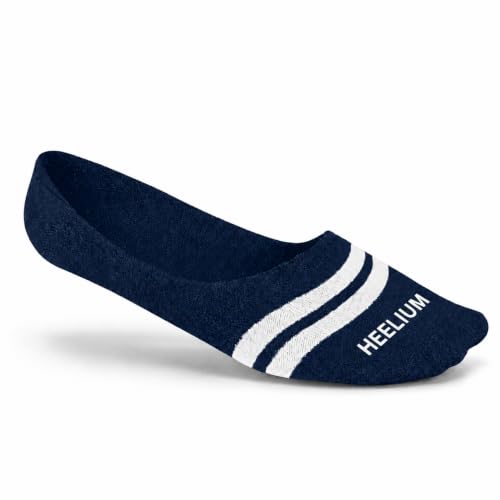 Image of HEELIUM Bamboo No Show Socks for Men | Odour Free & Breathable | 3X Softer Than Cotton Socks | Low Cut Socks | Size (UK 6-10)