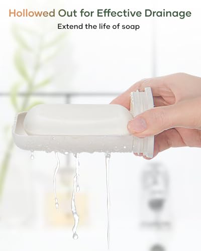 Leakproof Travel Soap Case - Portable Bar Soap Holder with Lid, Travel Soap Dish with Draining Layer for Bathroom, Shower, Gym, School, Vacation and Outdoor - Image 5