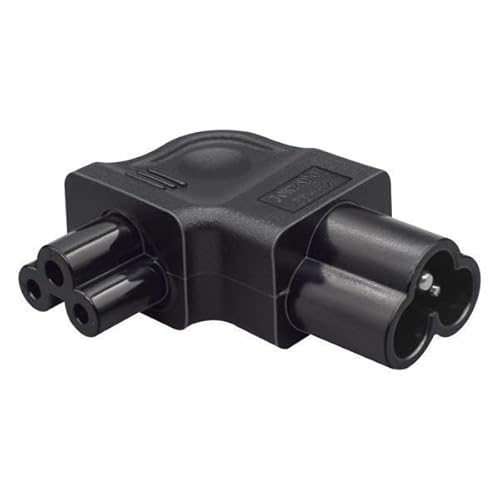 Generic 2x IEC320 C6  IEC320 C5 dA_v^ 2.5A 250V IX烁X 90 xȂϊ PVC Pdu V[V Ups p