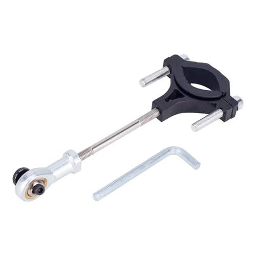 Crochet remorque RC aluminium noir pour véhicule tout-terrain TRX4 1/10