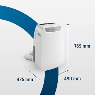 Olimpia Splendid, Dolceclima 14 HP Wifi, Climatizzatore Portatile 14.000 BTU / h, Classe A, Potenza 3,5 kW, Funzioni Raffrescamento, Deumidificazione e Ventilazione, Wifi Integrato