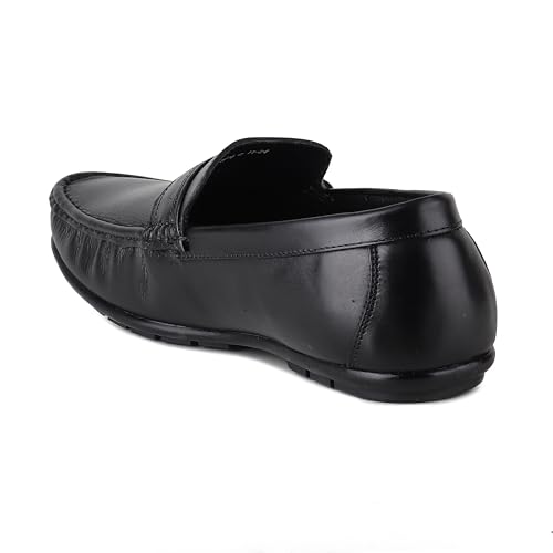Image of Red Chief Genuine Leather Formal Loafers for Men | Elegant & Comfortable Slip-On Shoes | RC3746