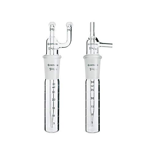 Chemglass CG-1820-04 Series CG-1820 Midget Impinger Stopper Graduated, Plain Tip